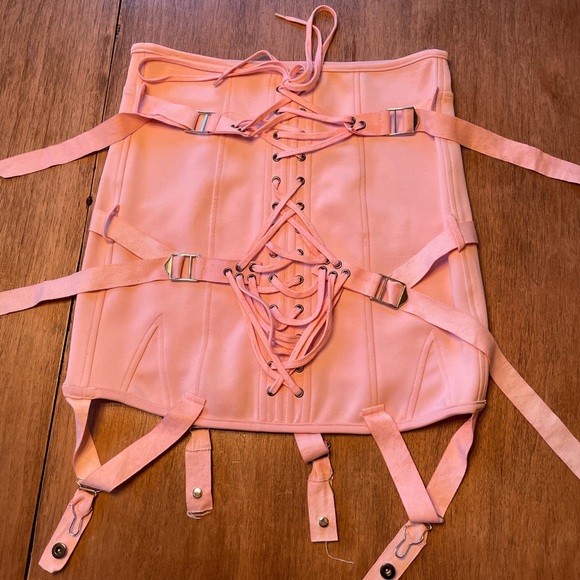 Unif garter bondage corset skirt M - Picture 3 of 4